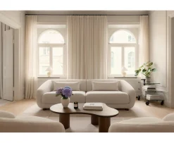 Sleepo Collection Alba 3-sits Soffa Beige 258cm