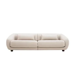 Sleepo Collection Alba 3-sits Soffa Beige 258cm
