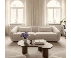Sleepo Collection Alba 3-sits Soffa Beige 258cm