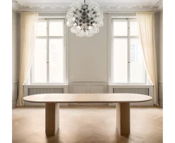 Sleepo Collection Bauer Matbord Vitoljad Ek 220+50
