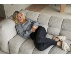 Sleepo Collection Billie Divansoffa Höger Beige Bouclé 292cm