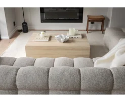 Sleepo Collection Billie Divansoffa Höger Beige Bouclé 292cm