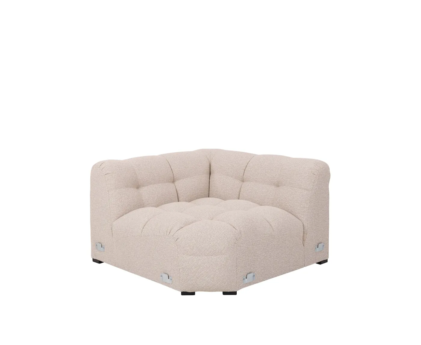 Sleepo Collection Billie Hörnmodul Beige Bouclé 120cm