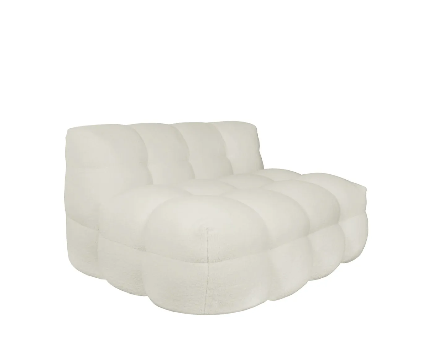 Sleepo Collection Billie Loungestol Creme Teddy 120cm