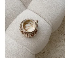 Sleepo Collection Billie Loungestol Creme Teddy 120cm