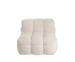 Sleepo Collection Billie Loungestol Creme Teddy 89cm