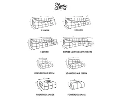 Sleepo Collection Billie Loungestol Nature 89cm