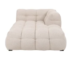Sleepo Collection Billie Schäslongmodul Höger Armstöd Beige Bouclé 118cm