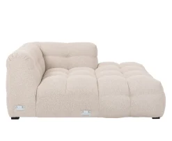 Sleepo Collection Billie Schäslongmodul Höger Armstöd Beige Bouclé 118cm