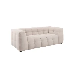 Sleepo Collection Billie 2-sits Soffa Beige Bouclé 208cm