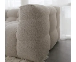 Sleepo Collection Billie 2-sits Soffa Beige Bouclé 208cm
