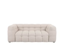 Sleepo Collection Billie 2-sits Soffa Beige Bouclé 208cm