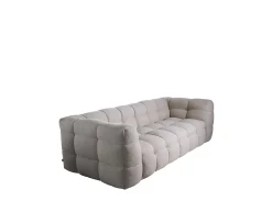 Sleepo Collection Billie 3-sits Soffa Beige Bouclé 236cm