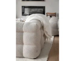 Sleepo Collection Billie 3-sits Soffa Beige Bouclé 236cm