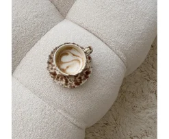 Sleepo Collection Billie 2-sits Soffa Creme Teddy 208cm