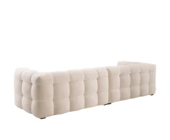 Sleepo Collection Billie 4-sits Soffa Creme Teddy 282cm
