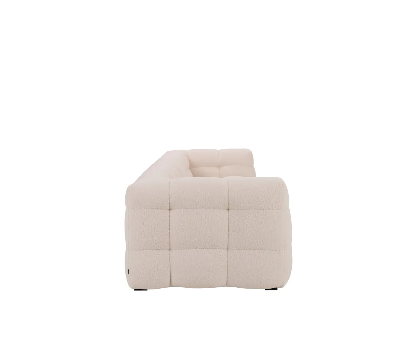 Sleepo Collection Billie 4-sits Soffa Creme Teddy 282cm