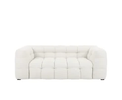 Sleepo Collection Billie 2-sits Soffa Ivory Bouclé 208cm