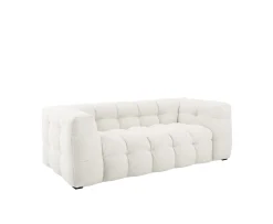 Sleepo Collection Billie 2-sits Soffa Ivory Bouclé 208cm