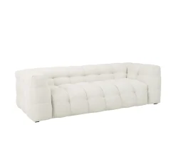 Sleepo Collection Billie 3-sits Soffa Ivory Bouclé 236cm