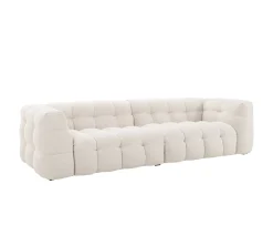 Sleepo Collection Billie 4-sits Soffa Ivory Bouclé 282cm