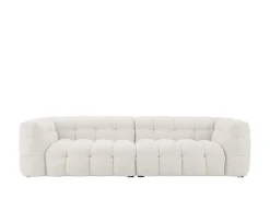 Sleepo Collection Billie 4-sits Soffa Ivory Bouclé 282cm