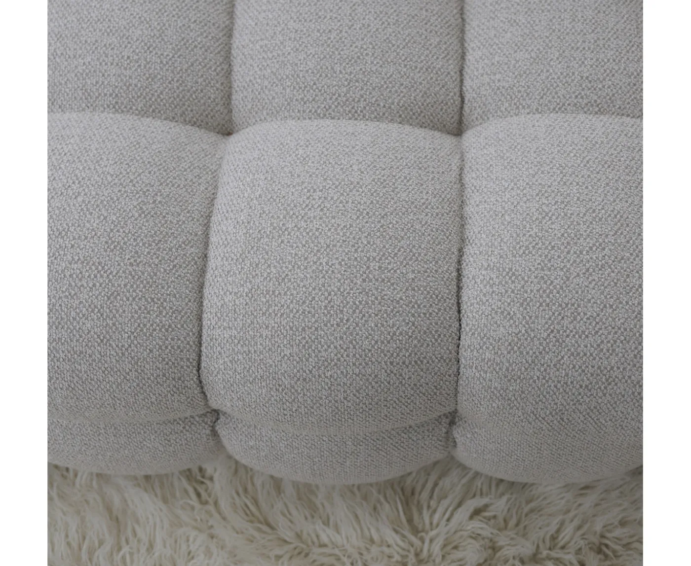 Sleepo Collection Billie 1.5-sits Soffmodul Beige Bouclé 107cm