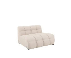Sleepo Collection Billie 1.5-sits Soffmodul Beige Bouclé 107cm