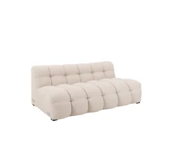 Sleepo Collection Billie 3-sits Soffmodul Beige Bouclé 168cm