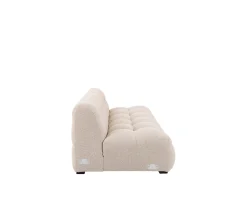 Sleepo Collection Billie 3-sits Soffmodul Beige Bouclé 168cm