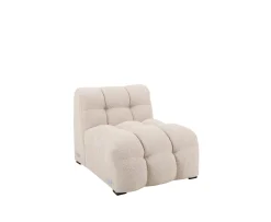Sleepo Collection Billie 1-sits Soffmodul Beige Bouclé 73cm