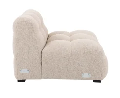 Sleepo Collection Billie 1-sits Soffmodul Beige Bouclé 84cm