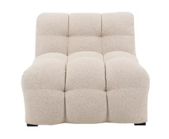 Sleepo Collection Billie 1-sits Soffmodul Beige Bouclé 84cm