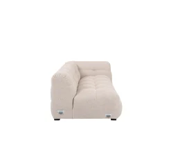Sleepo Collection Billie 2-sits Soffmodul Höger Armstöd Beige Bouclé 174cm