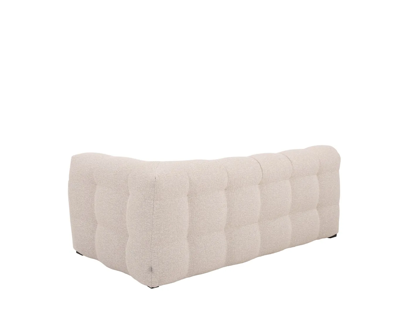 Sleepo Collection Billie 2-sits Soffmodul Höger Armstöd Beige Bouclé 174cm