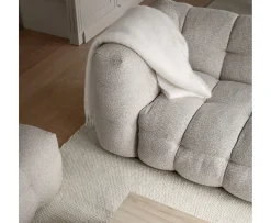 Sleepo Collection Billie 1.5-sits Soffmodul Höger Armstöd Beige Bouclé 141cm