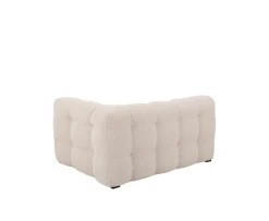 Sleepo Collection Billie 1.5-sits Soffmodul Höger Armstöd Beige Bouclé 141cm