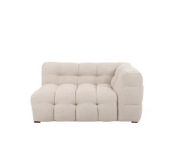 Sleepo Collection Billie 1.5-sits Soffmodul Höger Armstöd Beige Bouclé 141cm