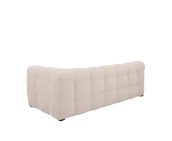 Sleepo Collection Billie 3-sits Soffmodul Höger Armstöd Beige Bouclé 202cm