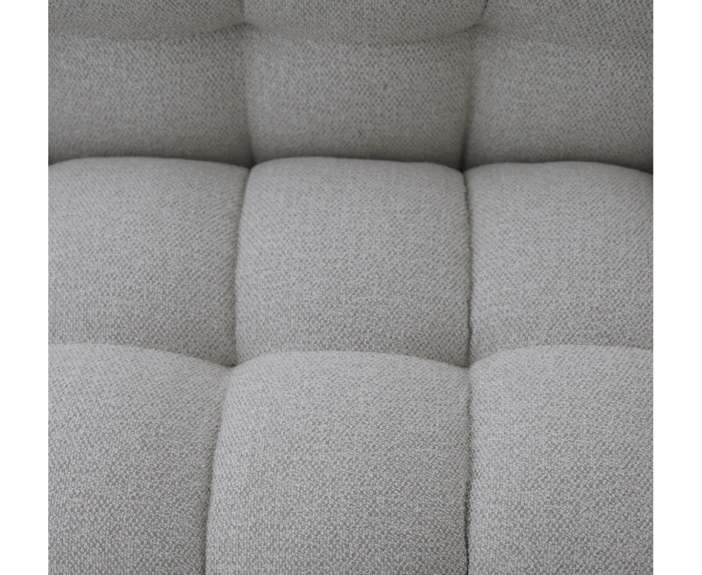 Sleepo Collection Billie 1-sits Soffmodul Vänster Armstöd Beige Bouclé 118cm