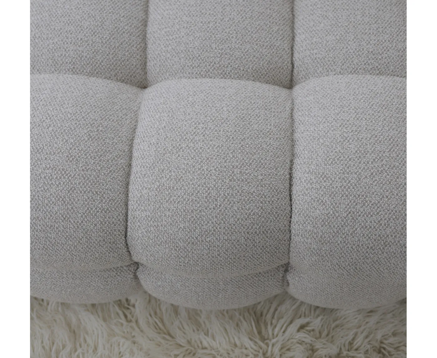 Sleepo Collection Billie 2-sits Soffmodul Vänster Armstöd Beige Bouclé 174cm