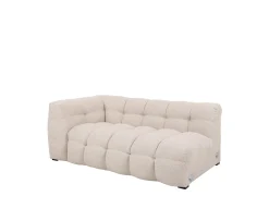 Sleepo Collection Billie 2-sits Soffmodul Vänster Armstöd Beige Bouclé 174cm