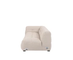 Sleepo Collection Billie 2-sits Soffmodul Vänster Armstöd Beige Bouclé 174cm