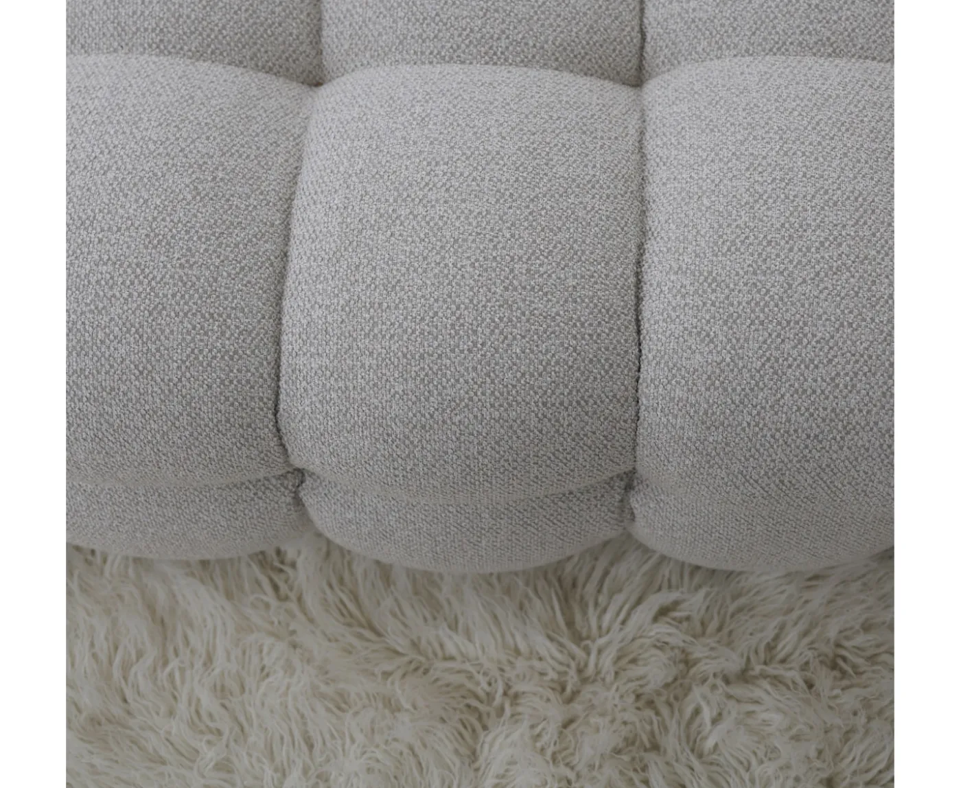 Sleepo Collection Billie 1.5-sits Soffmodul Vänster Armstöd Beige Bouclé 141cm