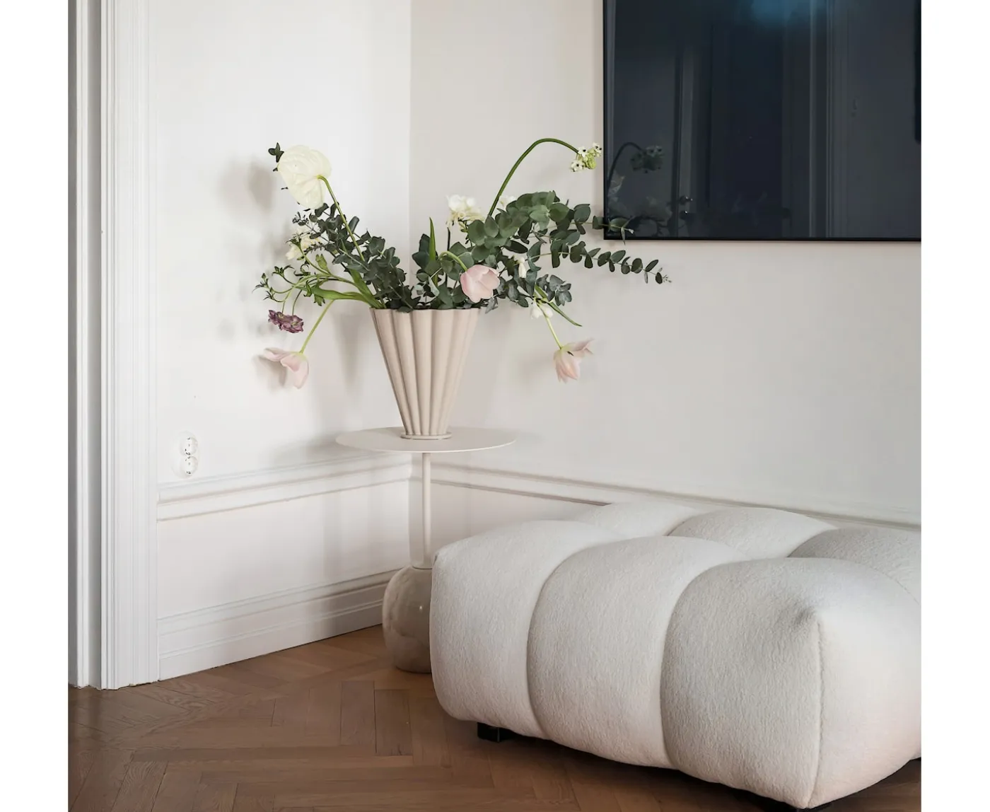 Sleepo Collection Billie Sittpuff Creme Teddy Small