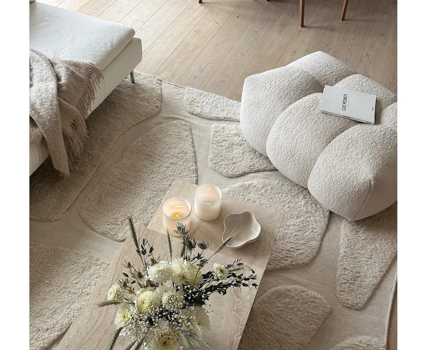 Sleepo Collection Billie Sittpuff Creme Teddy Small