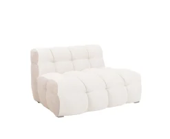 Sleepo Collection Billie Soffavslut till Modul Vänster Beige Bouclé 8cm