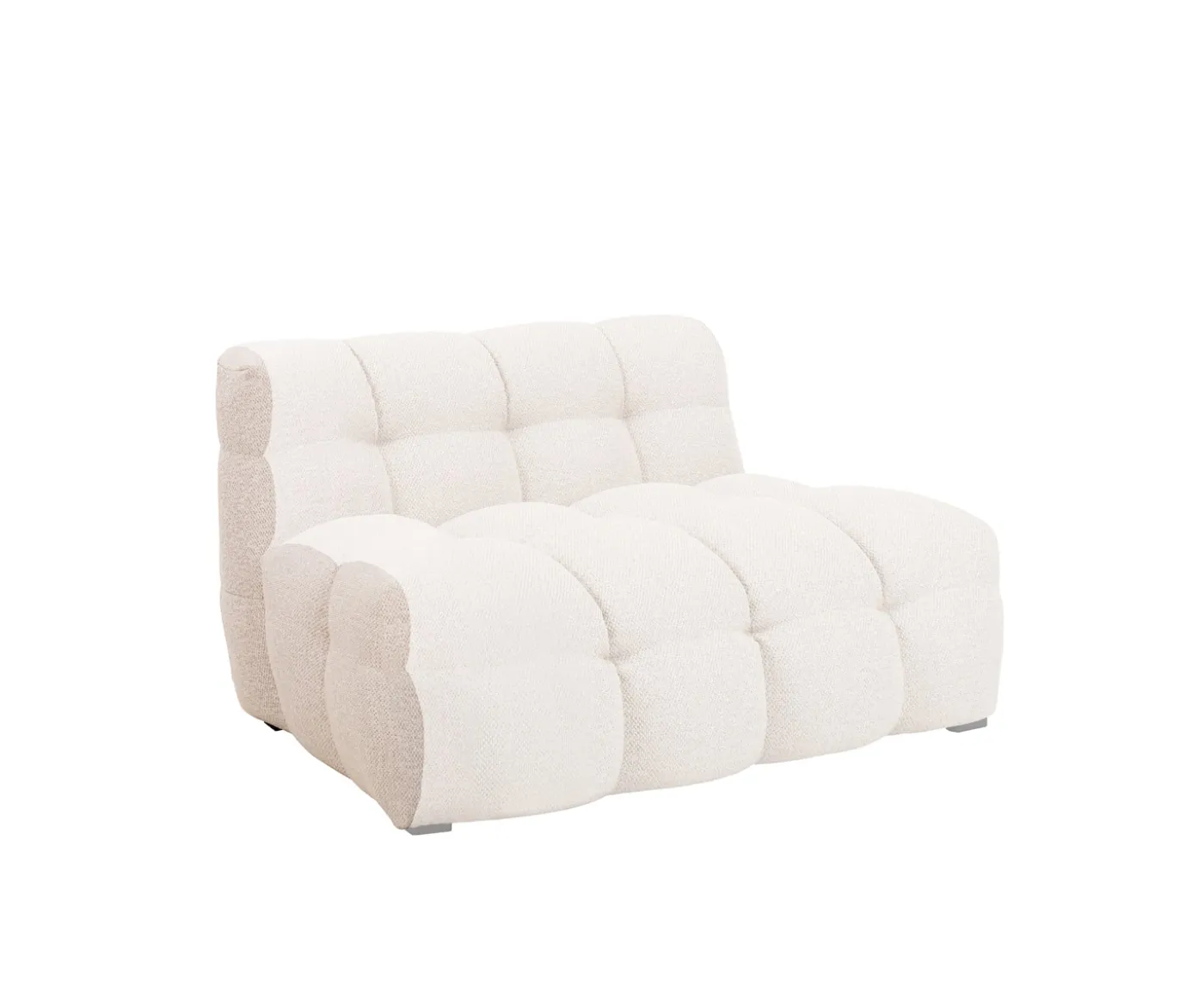 Sleepo Collection Billie Soffavslut till Modul Vänster Beige Bouclé 8cm