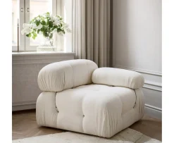 Sleepo Collection Blanca Högermodul White Bouclé