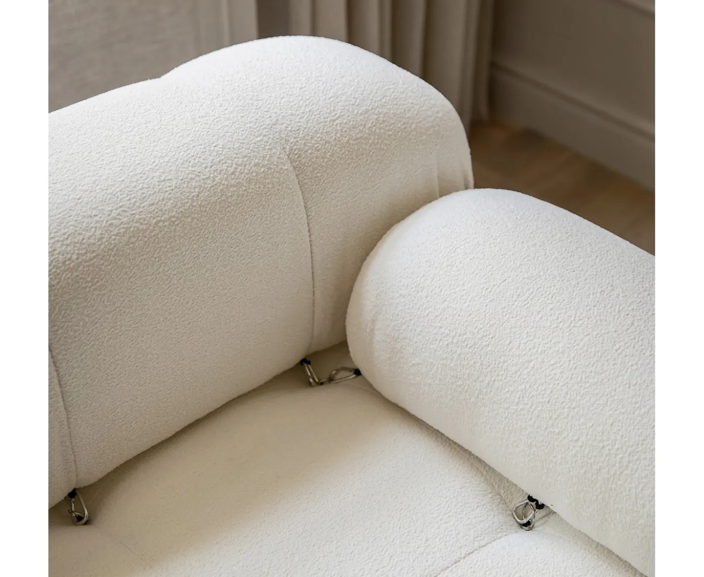 Sleepo Collection Blanca Högermodul White Bouclé